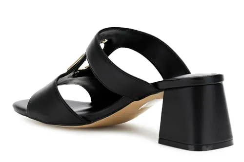 CafèNoir Ciabatta Donna Doppia Fascia Metallo Tacco 6 cm