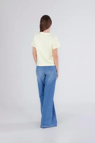 CafèNoir T-Shirt Fiori Pailettes Cotone M