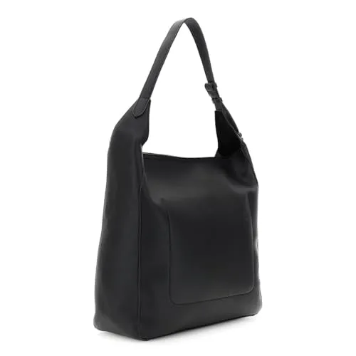 CafèNoir Sacca Morbida Nera Borsa Donna Lettering