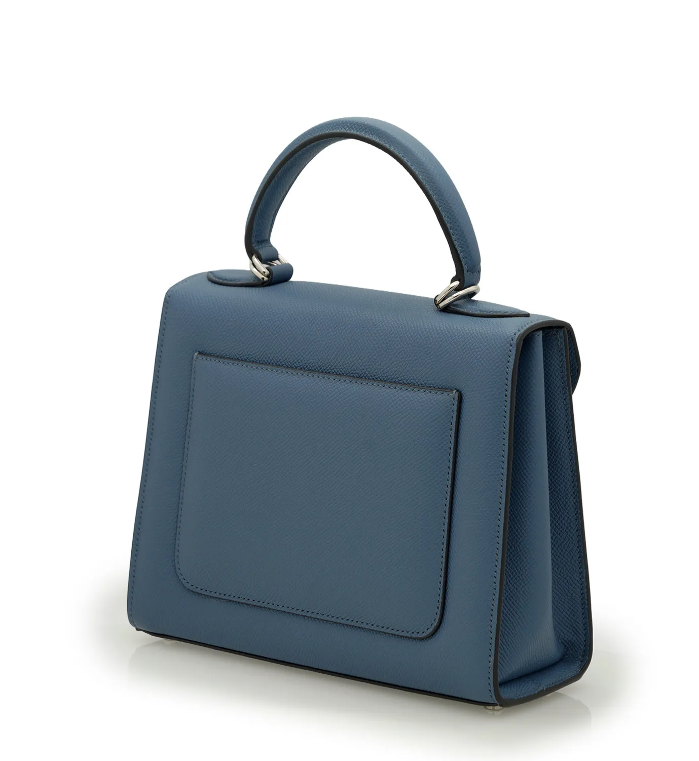 Cardinal Milano First Lady Blue Jeans borsa vitello blu martellato