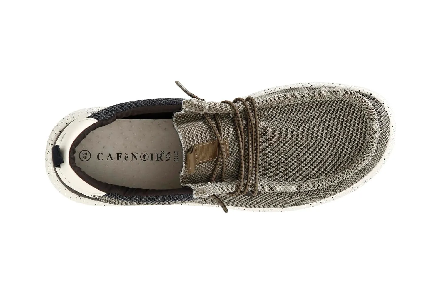 CafèNoir Scarpe da Barca Uomo in Canvas Navy