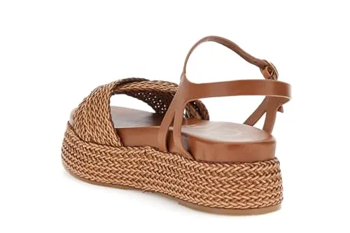 CafèNoir Gilda Sandali Donna Intrecciato Marrone 38
