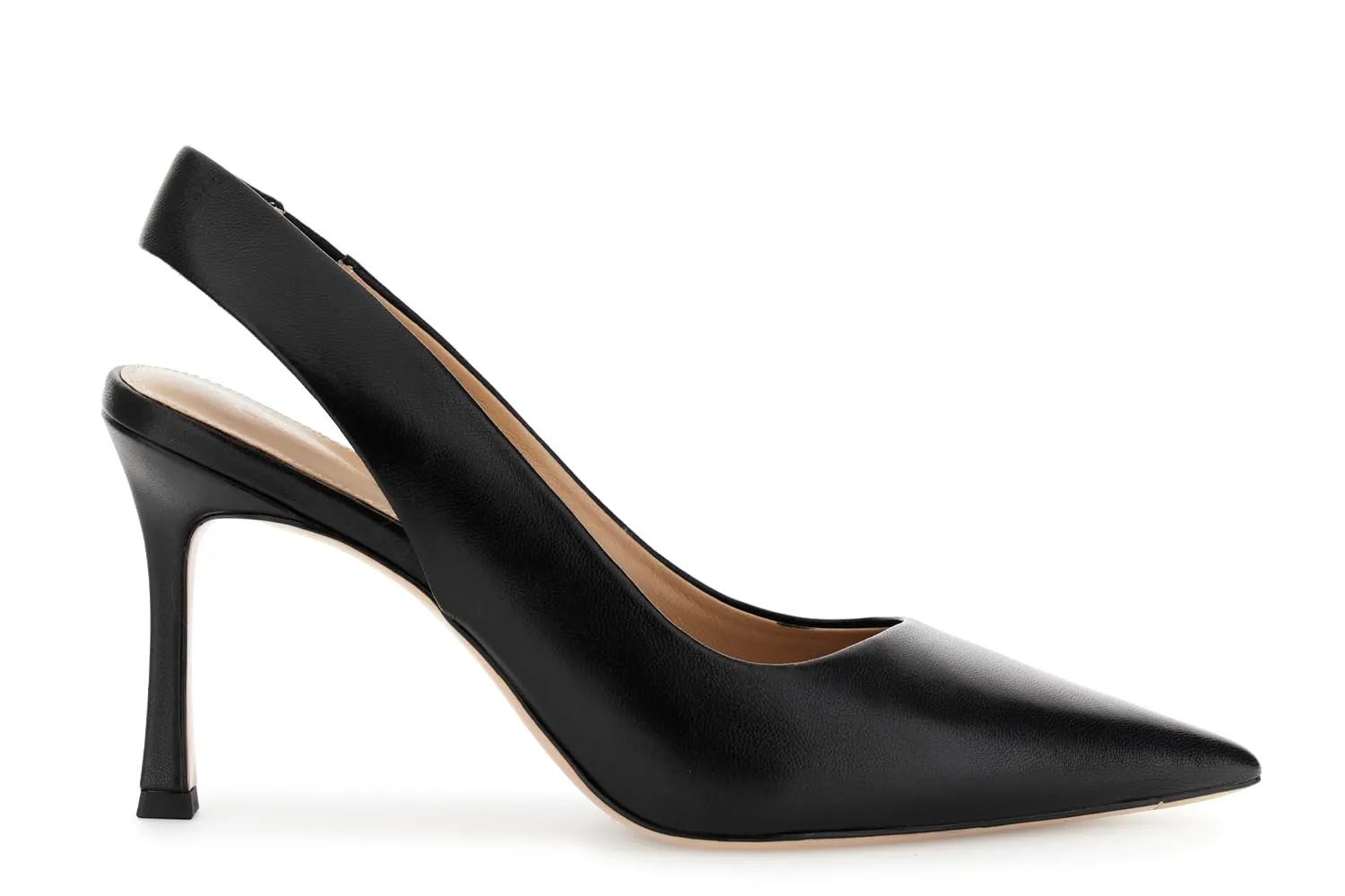 CafèNoir Décolleté Donna Slingback Pelle Tacco Alto