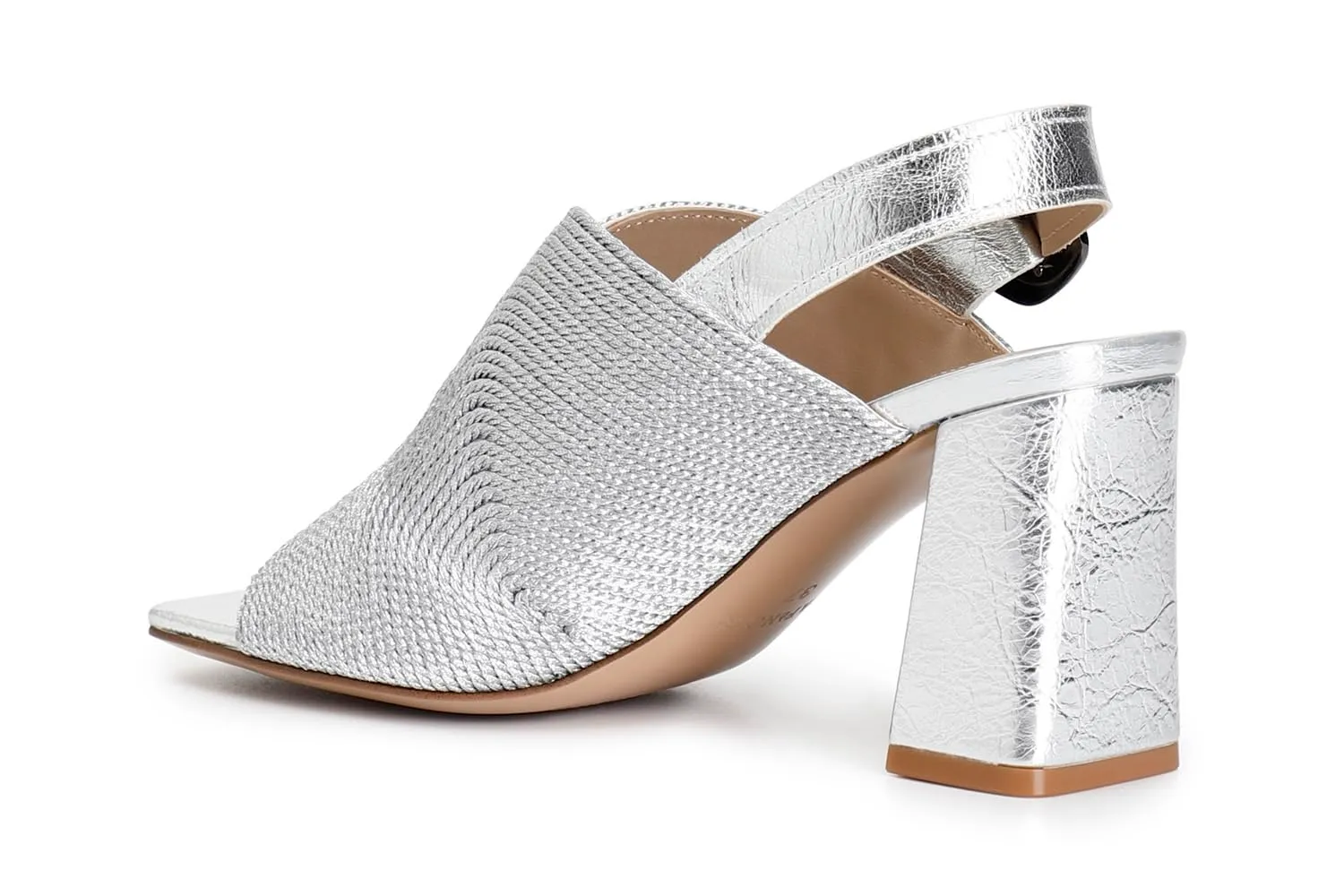 CafèNoir Sandali Sabot Ricamo Laccio 36-40 Tacco