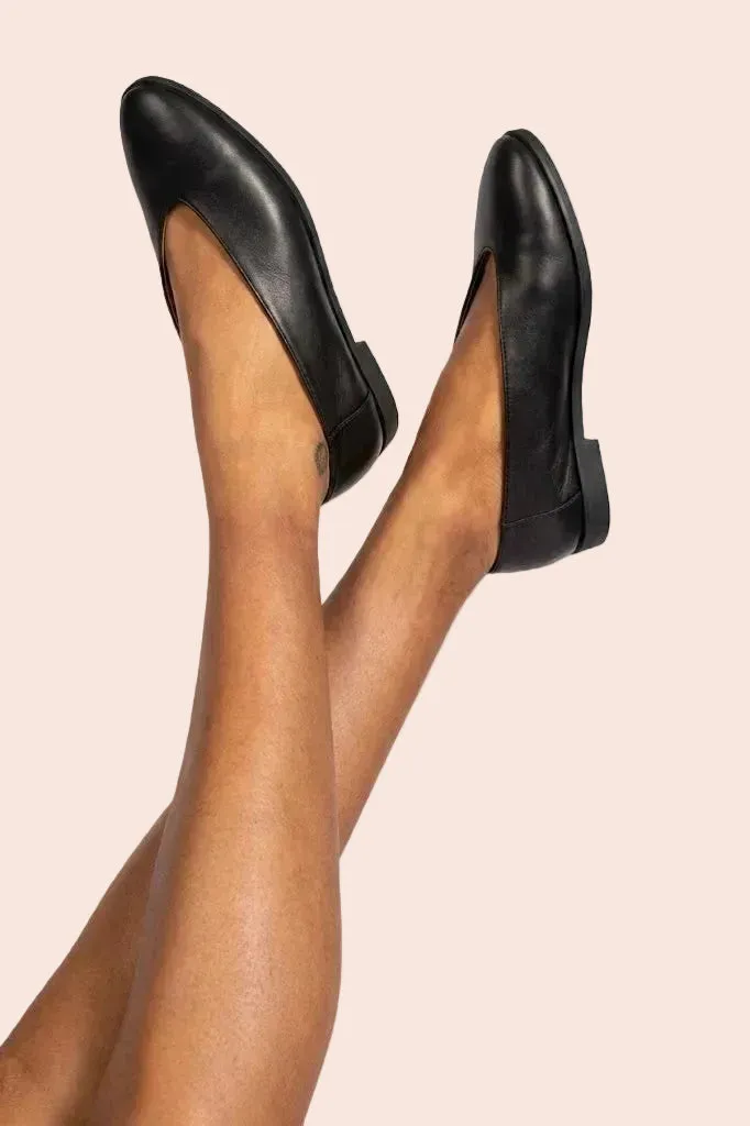Figus Ovo ballerina pelle nera