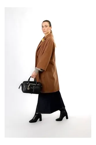 CafèNoir Bauletto con Tasche e Charm Bauletto Nero