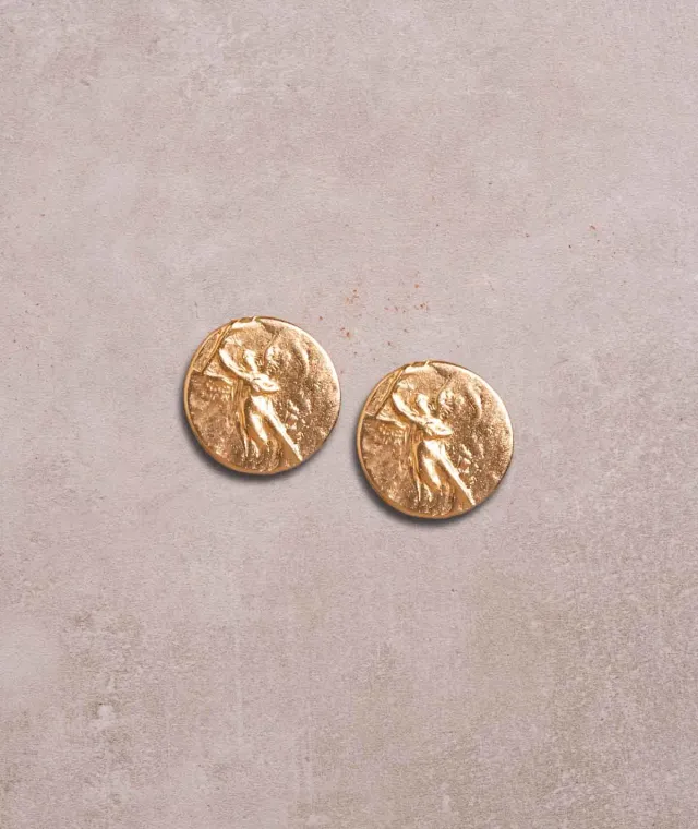 Figus Moneta Gold orecchini moneta oro