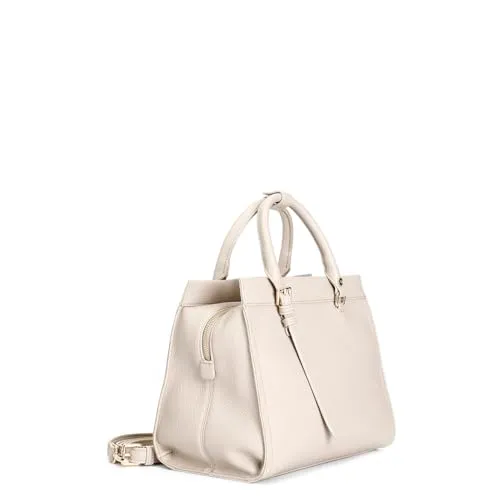 CafèNoir Bauletto borsa a mano beige tortigliata