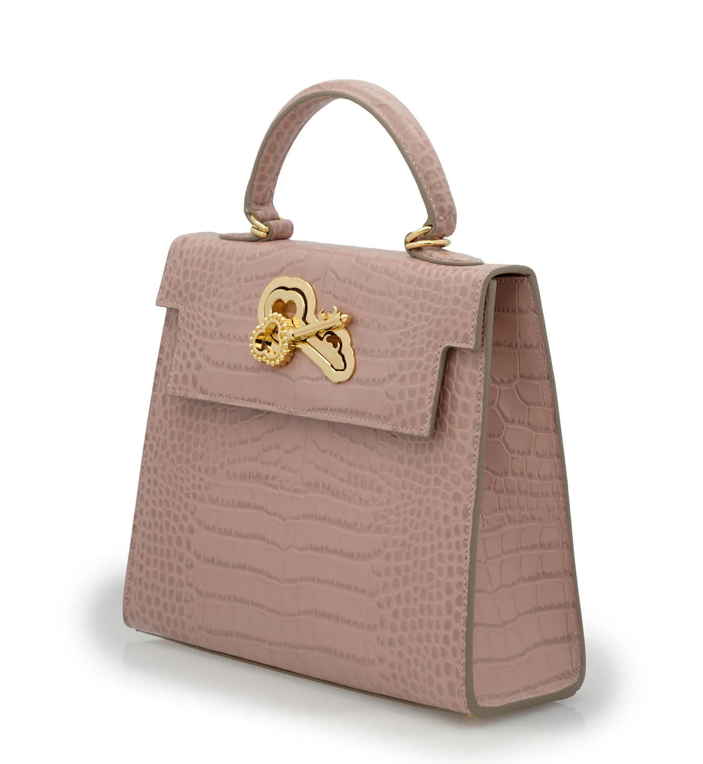 Cardinal Milano Lady Cardinal Tea Rose borsa pelle rosa cocco