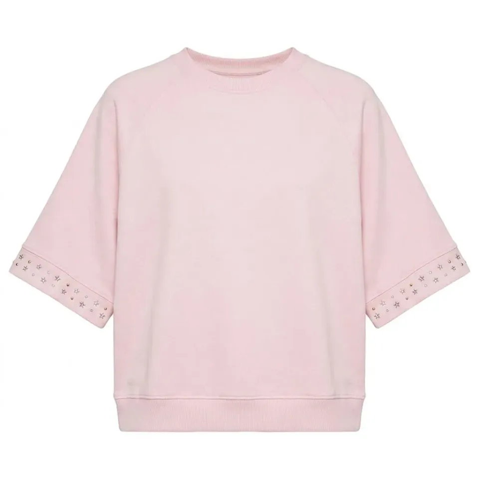 CafèNoir Felpa Over Maniche Corte felpa donna rosa S