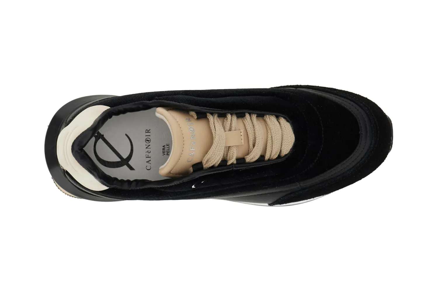 CafèNoir Running Velluto Pelle Scarpe Donna 39 Nero