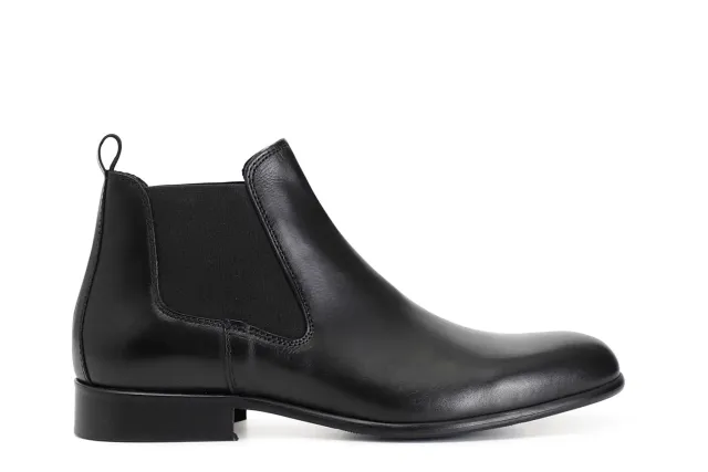 CafèNoir Tronchetto Uomo in Pelle con Elastici soletto pelle