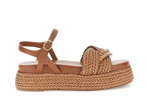 CafèNoir Gilda Sandali Donna Intrecciato Marrone 38