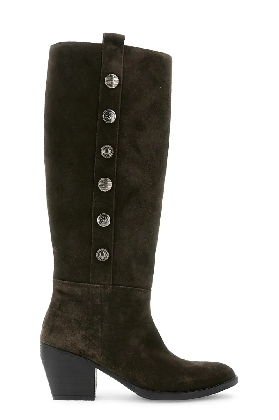 CafèNoir Stivali Donna Scamosciati T.Moro Bottoni 35-40
