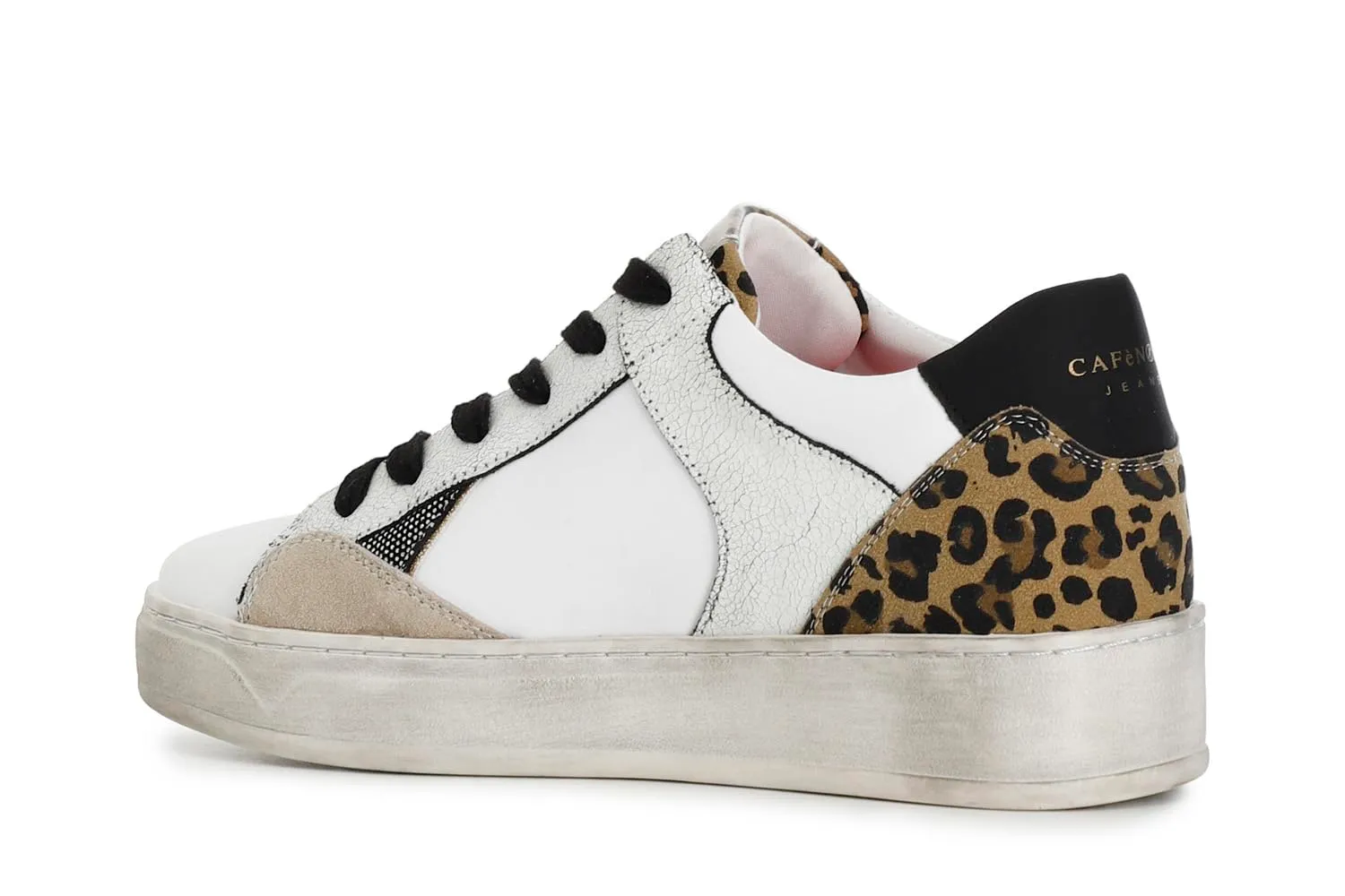 CafèNoir Sneakers Pelle Camoscio Donna Logo