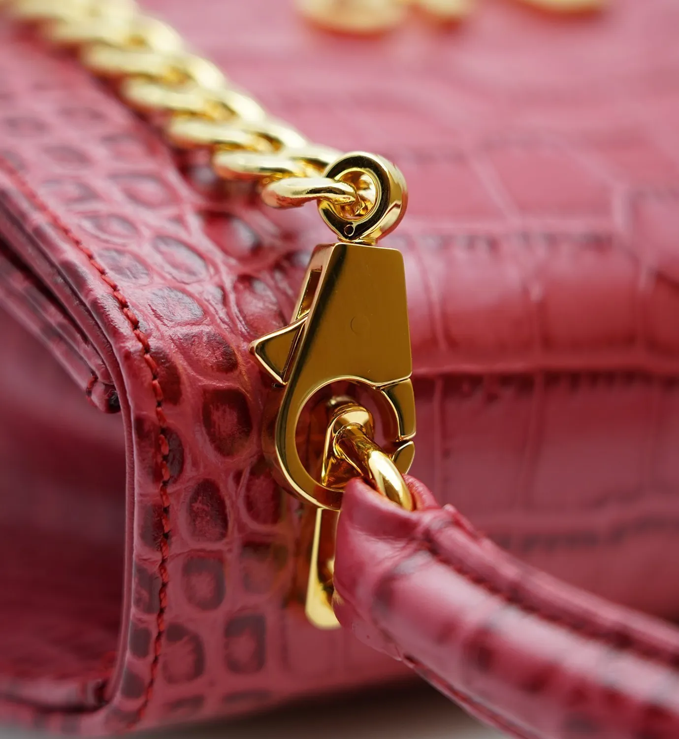 Cardinal Milano 003 catena borsa rame placcato oro