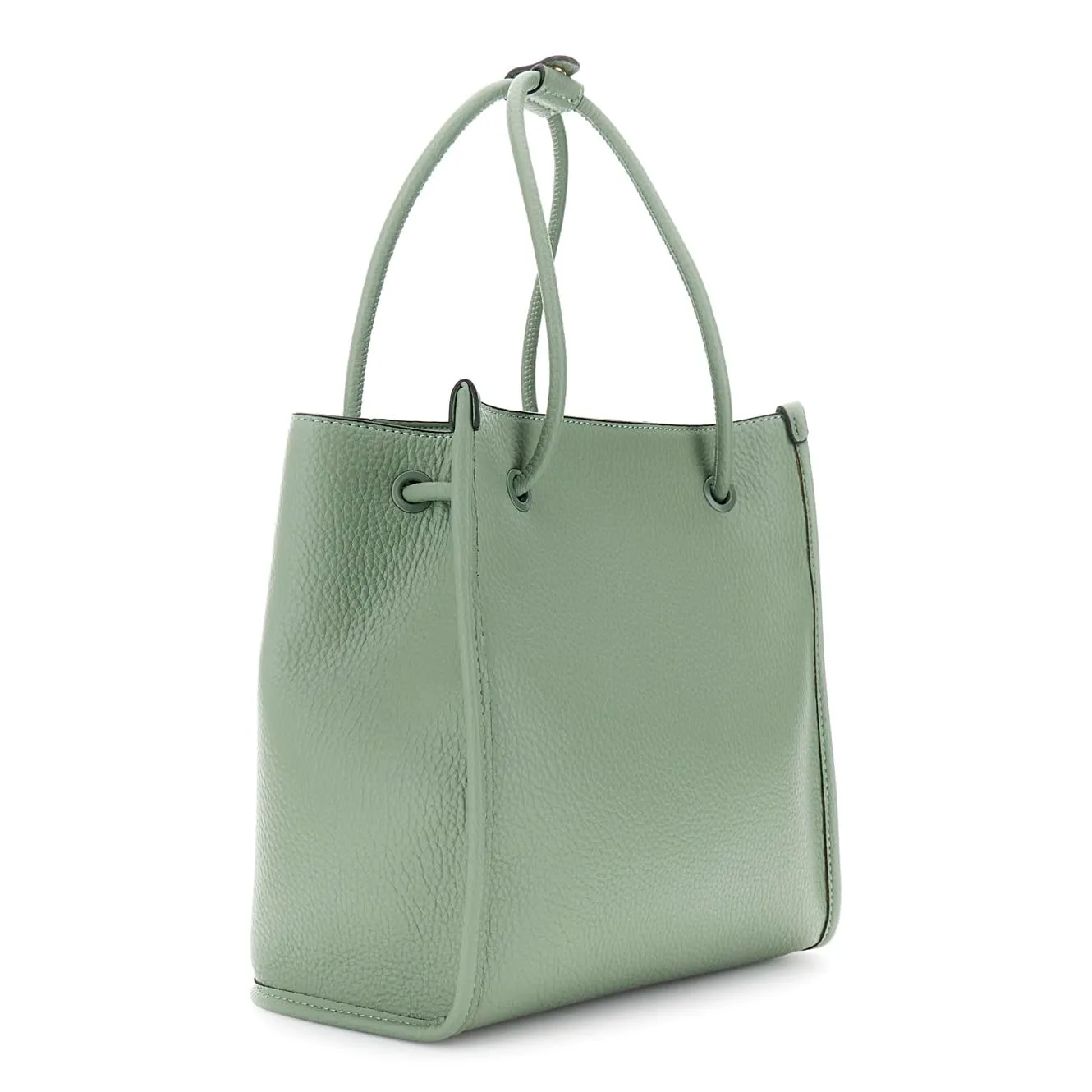 CafèNoir Tote Effetto Pelle Salvia Borsa Secchiello