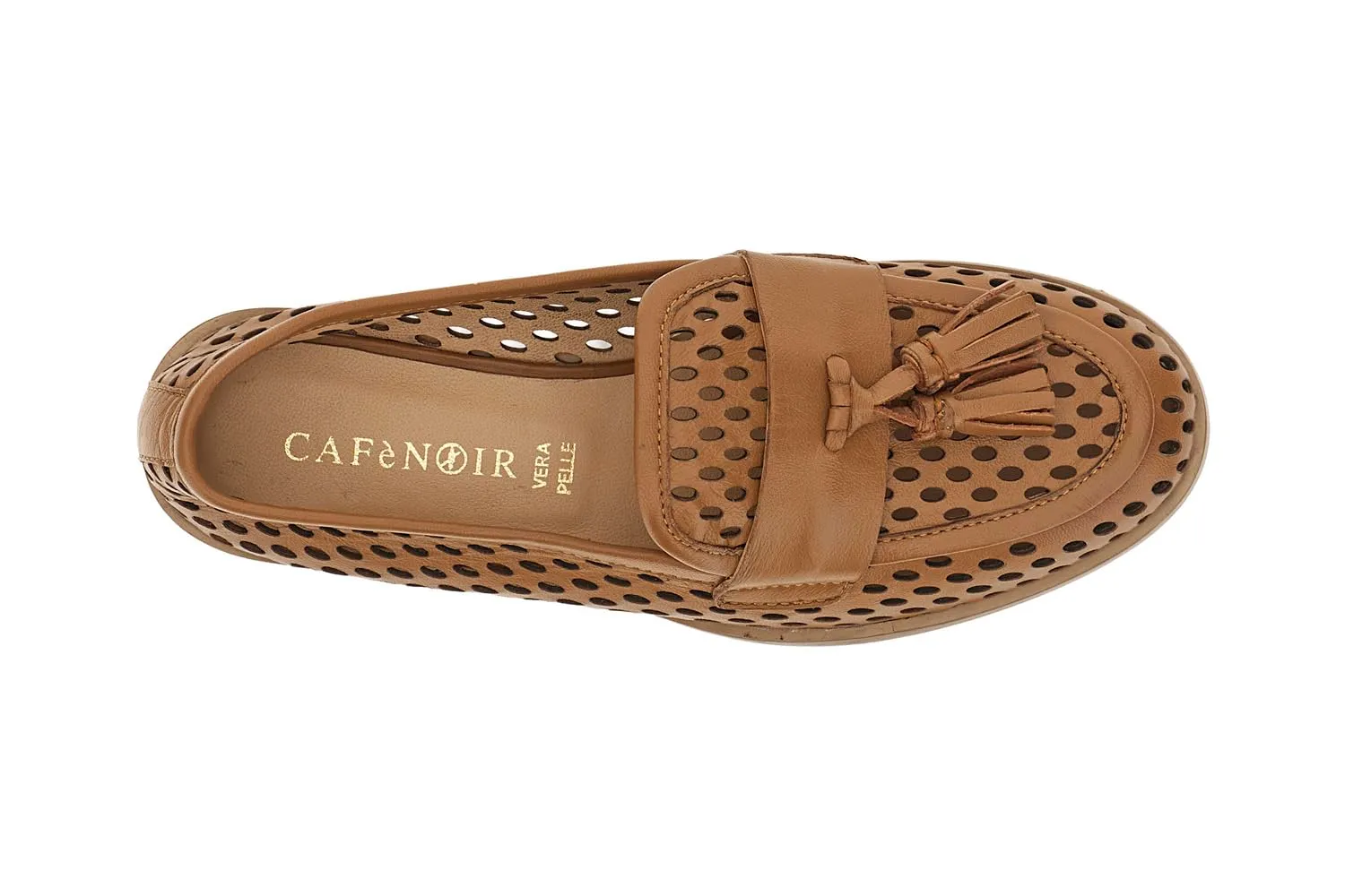CafèNoir Mocassini Traforati Pelle Nappine Donna