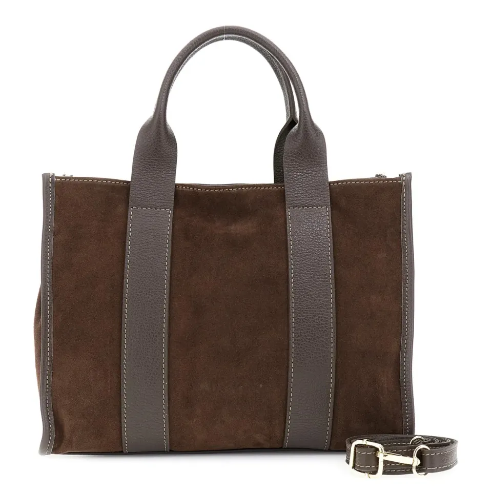 CafèNoir Camoscio Martellata Borsa Moro