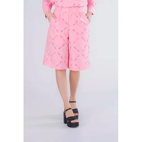 CafèNoir Bermuda San Gallo pantaloncini donna rosa M
