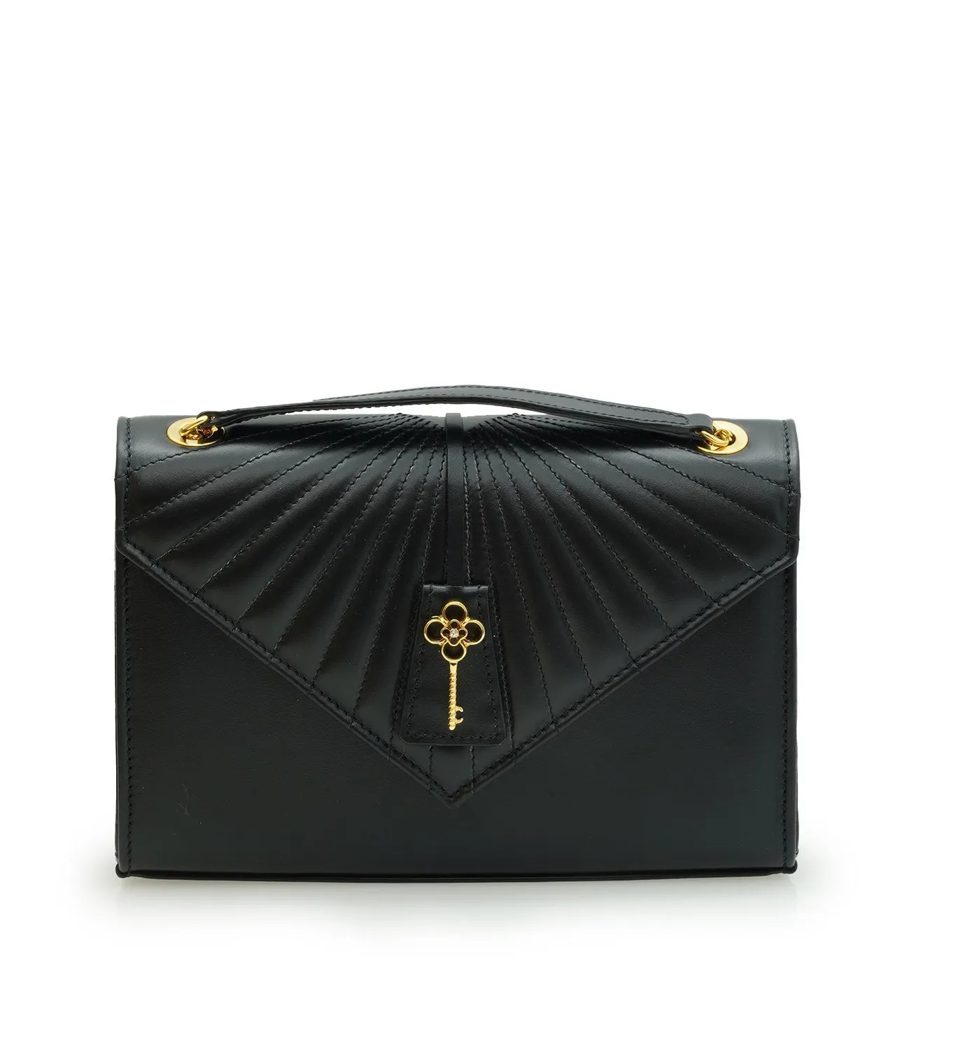 Cardinal Milano Milady Black borsa spalla vitello nero