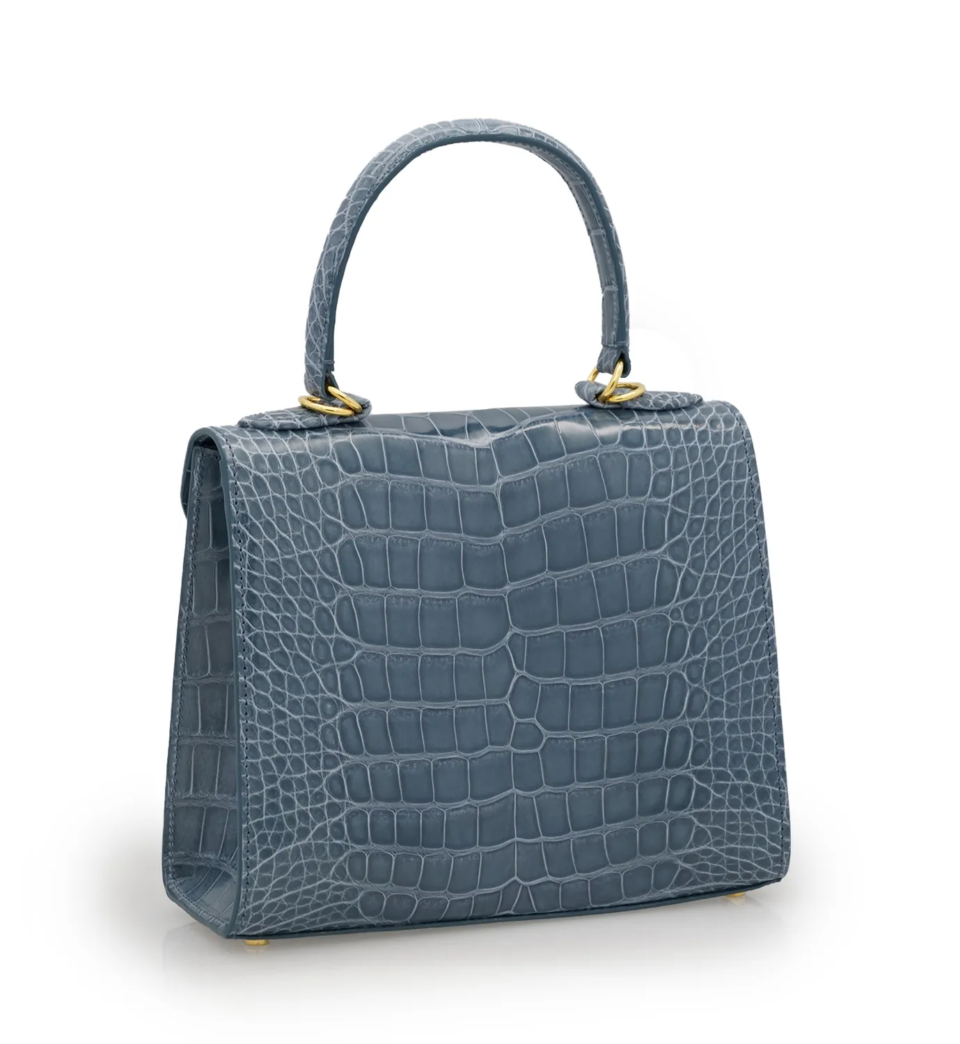 Cardinal Milano First Lady Grey Alligator borsa grigio alligatore