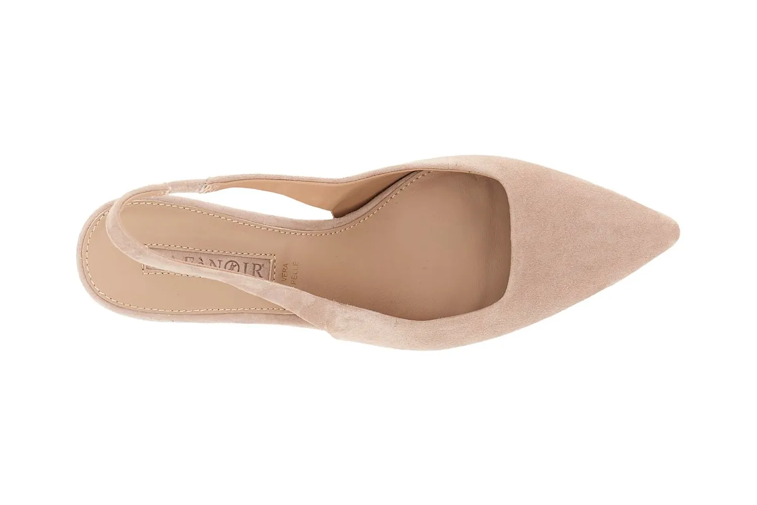CafèNoir Décolleté Slingback in Camoscio Tacco 5 cm Punta