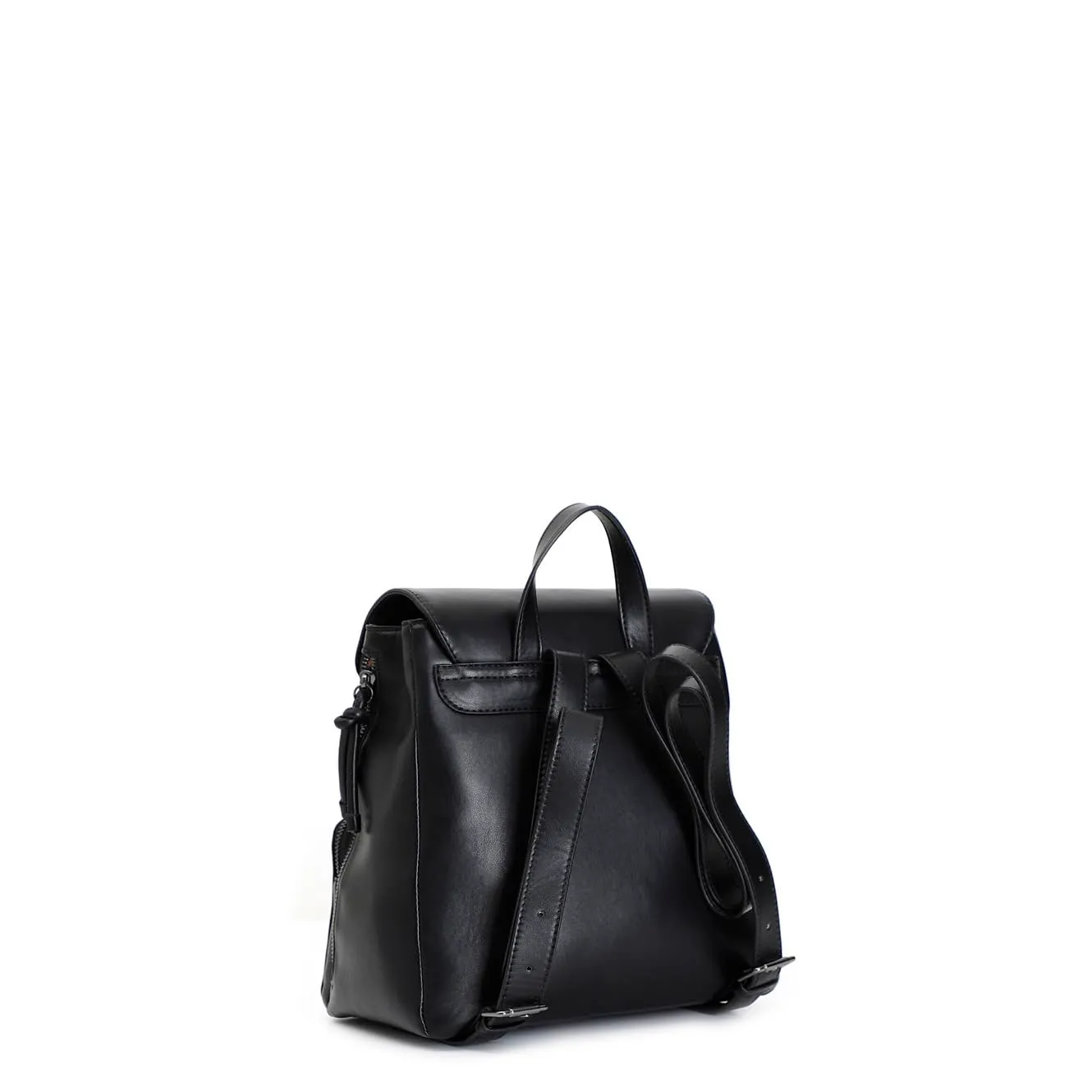 CafèNoir BJ0701 Zaino Donna Nero Ecopelle