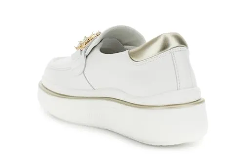 CafèNoir sneakers pelle bianca donna