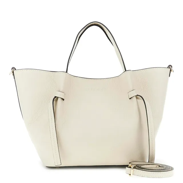CafèNoir Tote Pelle Martellata Sfoderata con Pochette Interna