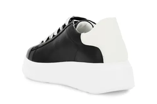 CafèNoir Pelle sneaker donna pelle suola 50 mm casual