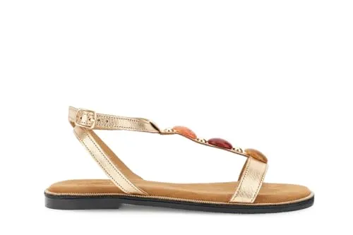 CafèNoir Sandali a T Pelle Pietre Donna 39 tacco 2,5 cm