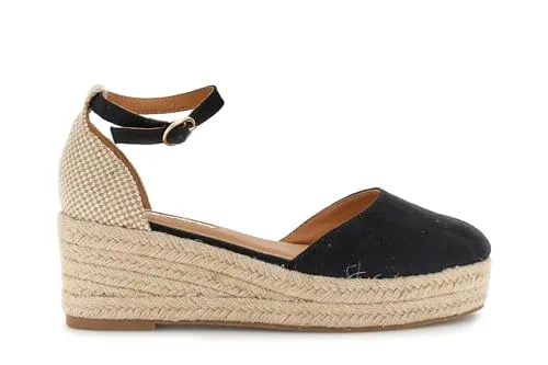 CafèNoir Sandali Zeppa Donna Microfibra Punta Chiusa