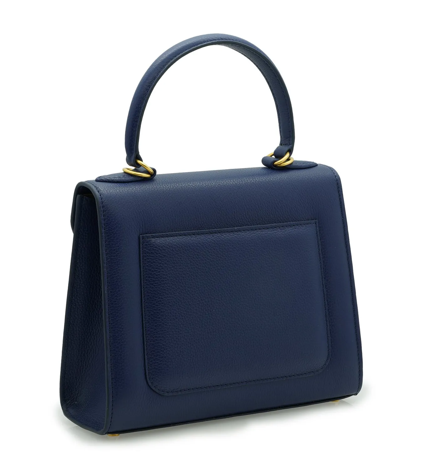 Cardinal Milano First Lady Blue Textured borsa blu martellata