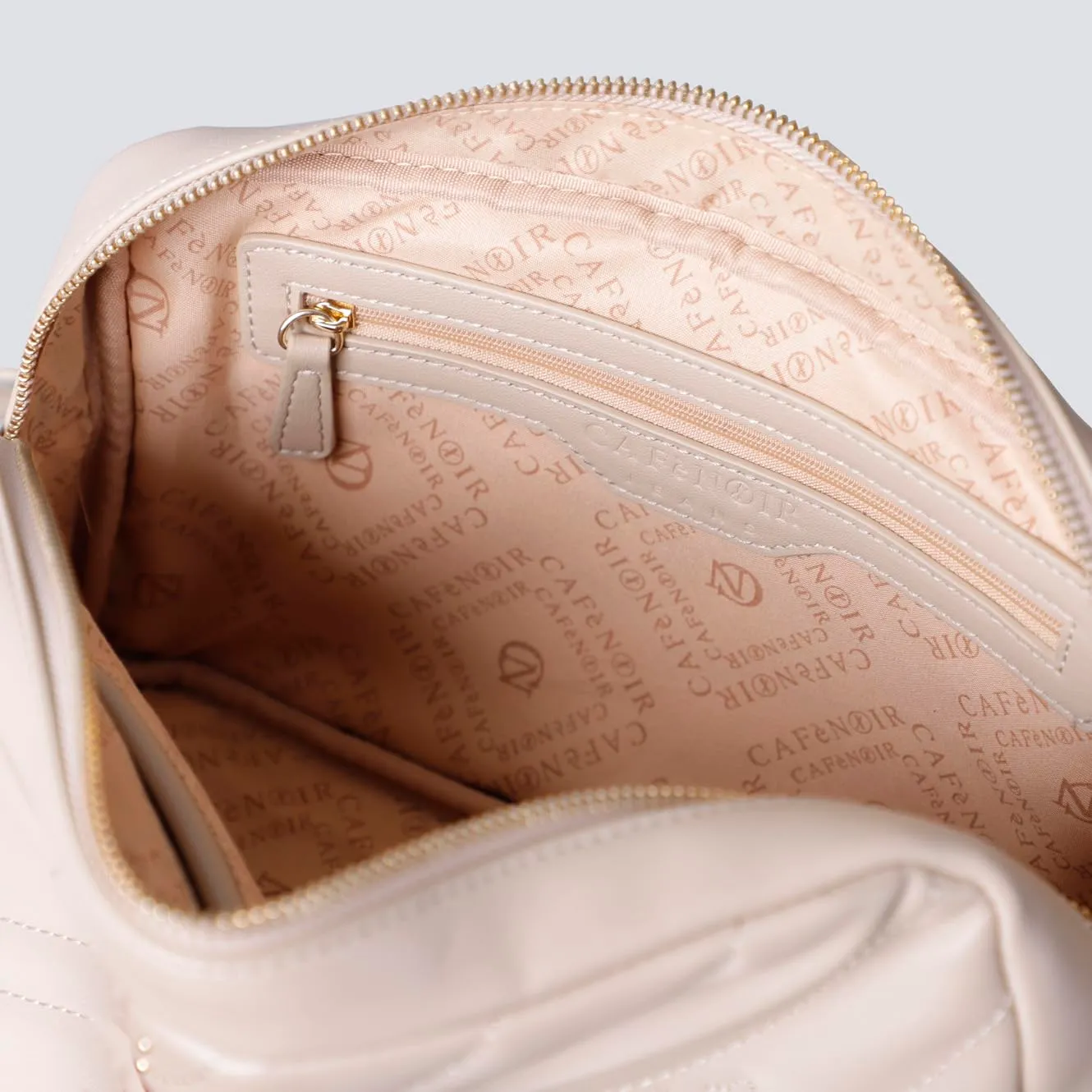 CafèNoir Camera Bag Trapuntata Nocciola Donna