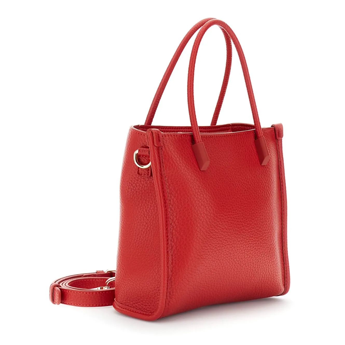 CafèNoir Mini Tote Manici Tubolari tote rossa