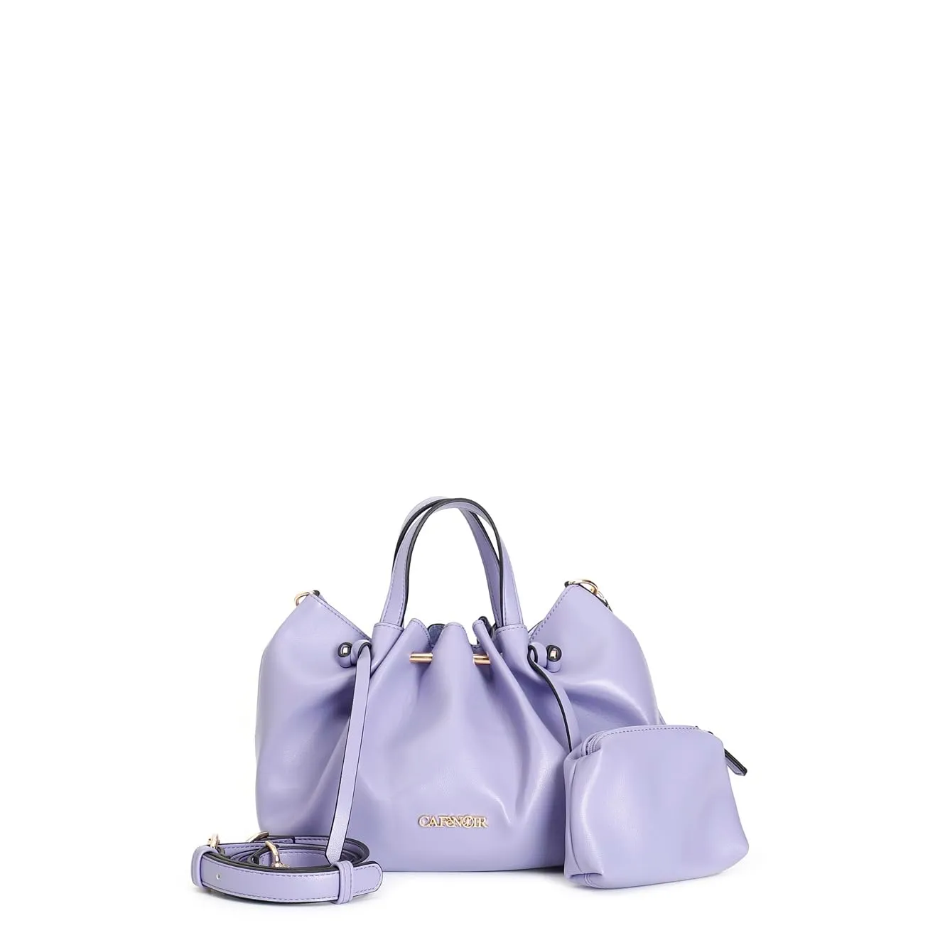 CafèNoir Mini Tote Morbida Verde con Pochette Interna