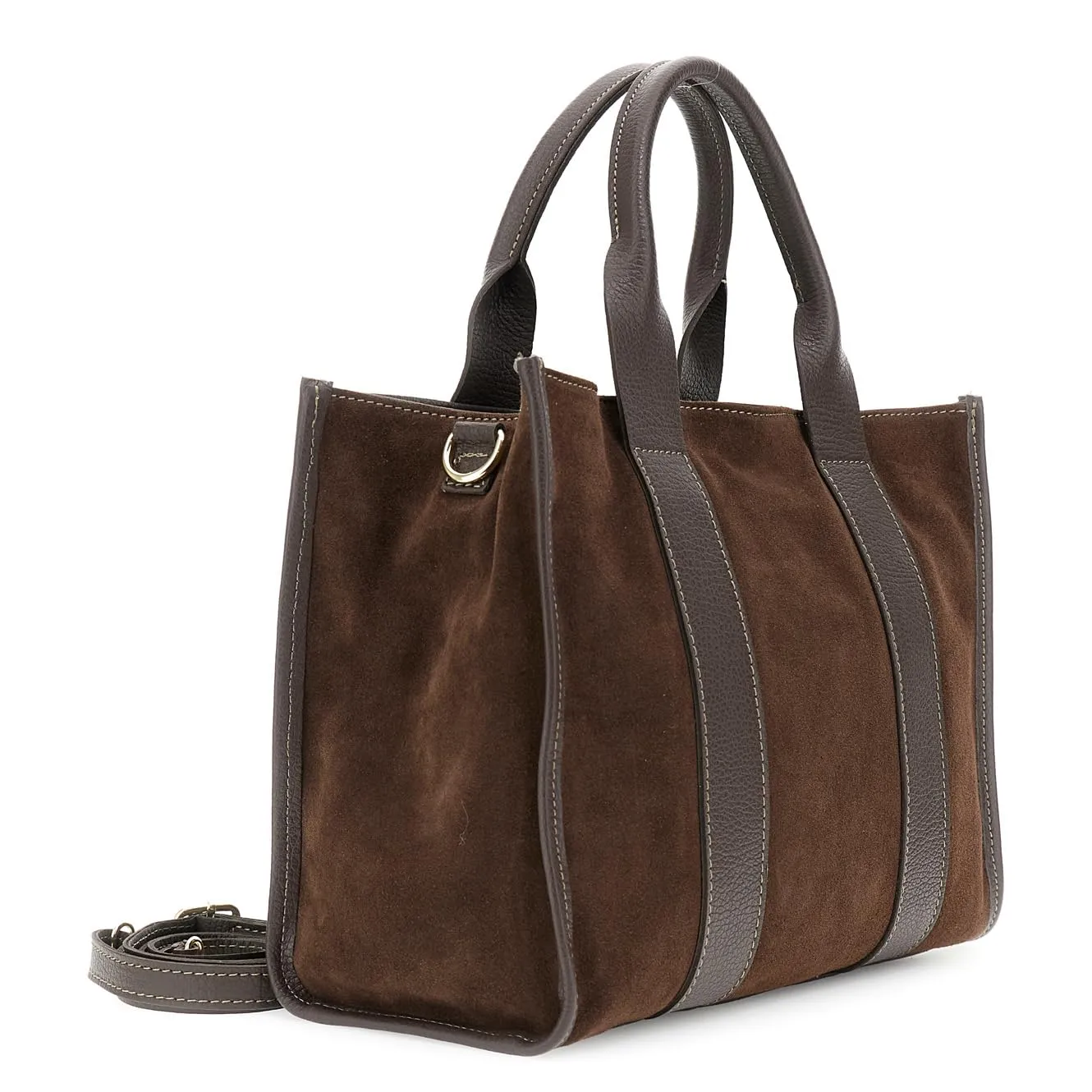 CafèNoir Camoscio Martellata Borsa Moro