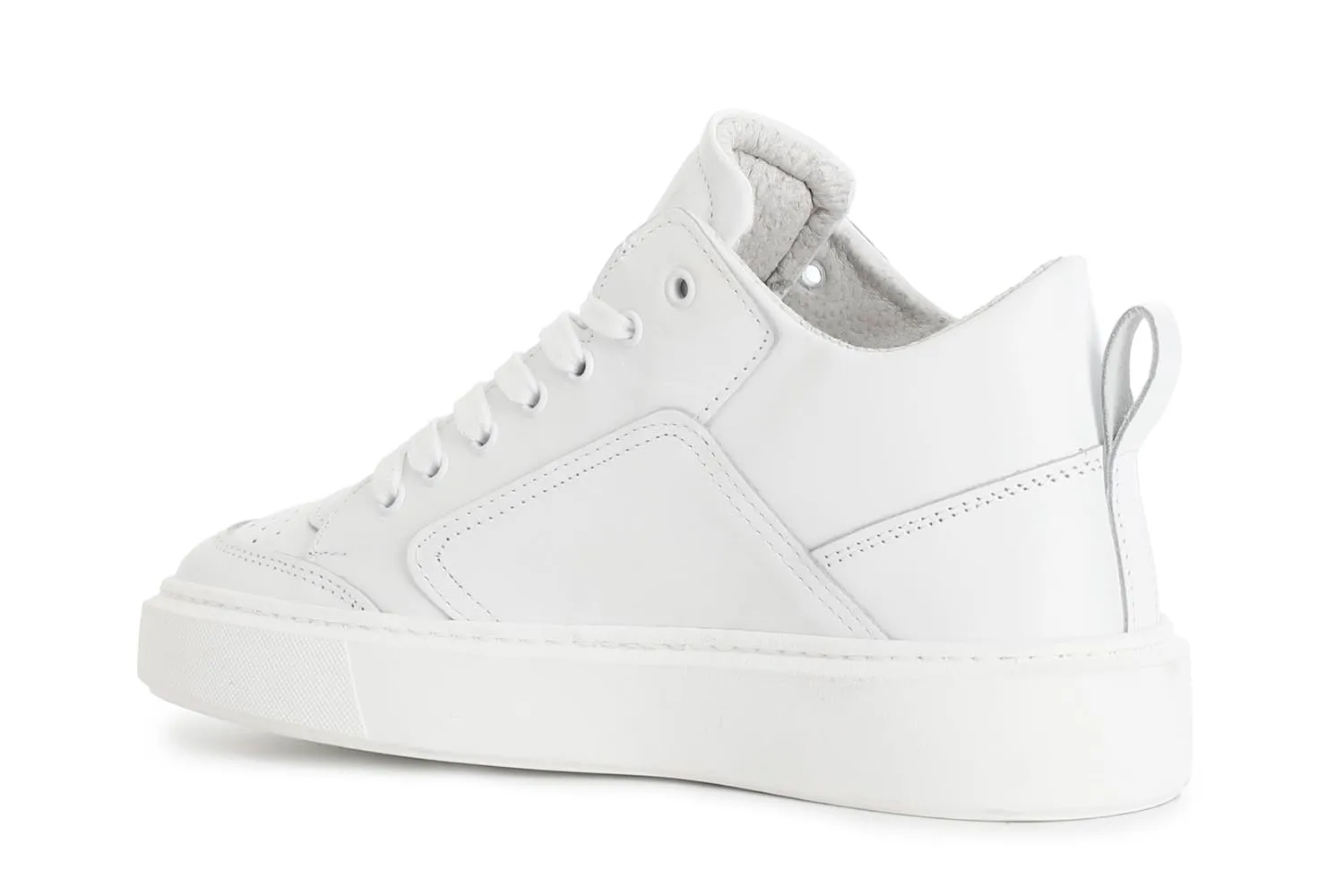 CafèNoir Sneakers Uomo Pelle Allacciate Bianche
