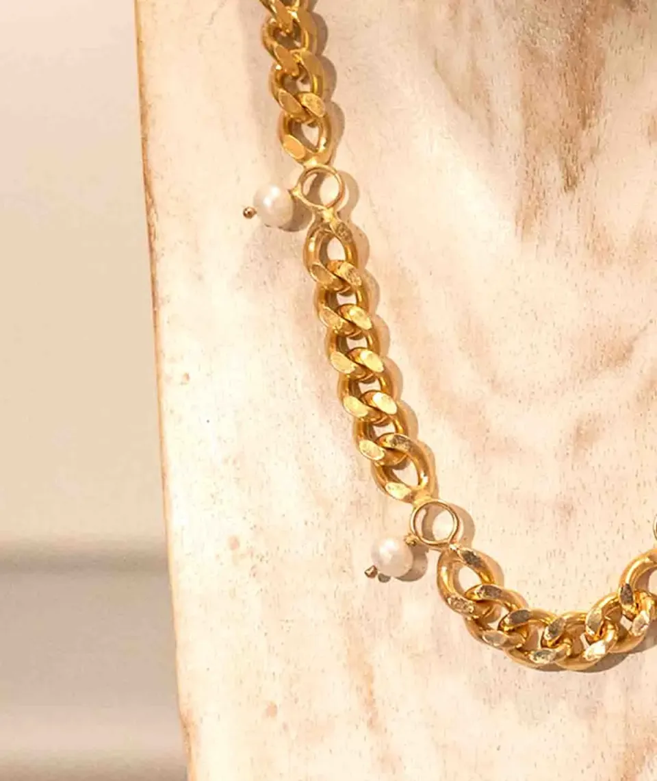 Figus Groumette Perle Gold girocollo oro perle