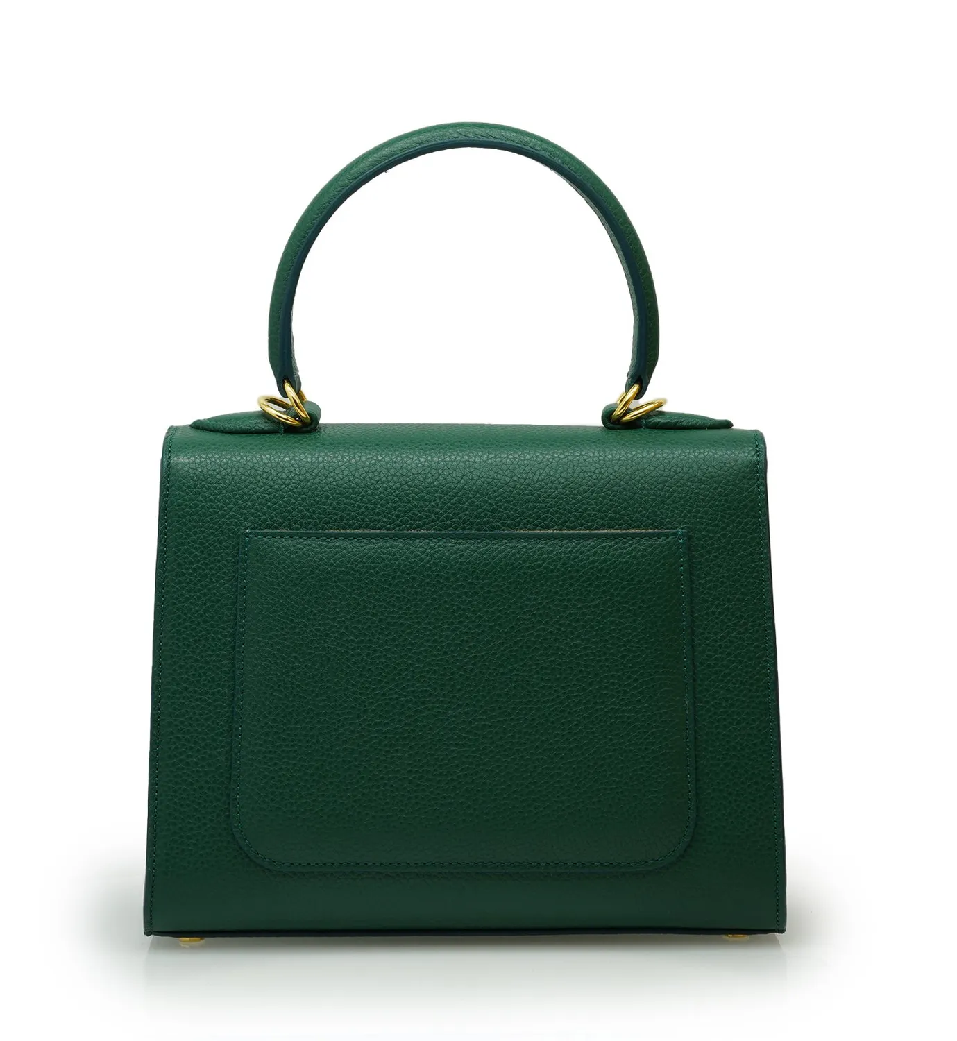 Cardinal Milano First Lady Diamond Borsa Pelle Martellata Verde