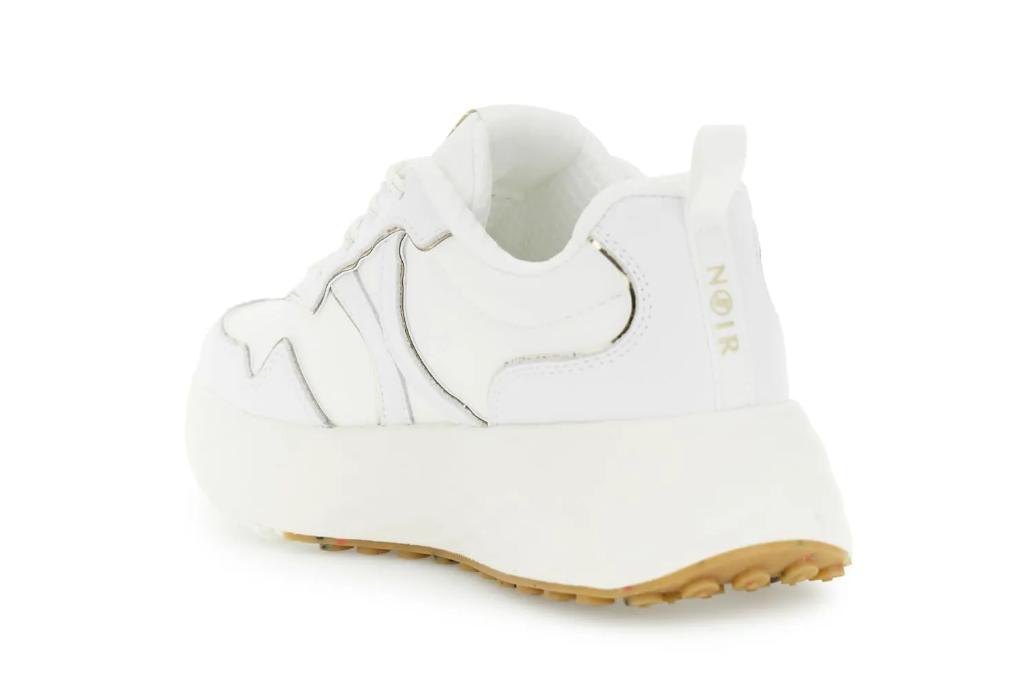 CafèNoir Sneakers Tessuto Pelle Bianche Donna 36 EU