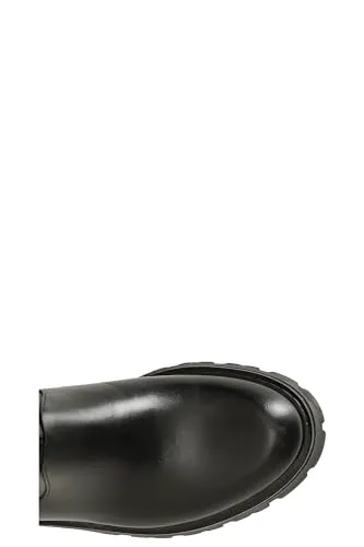 CafèNoir stivale donna pelle e lycra nero elasticizzato
