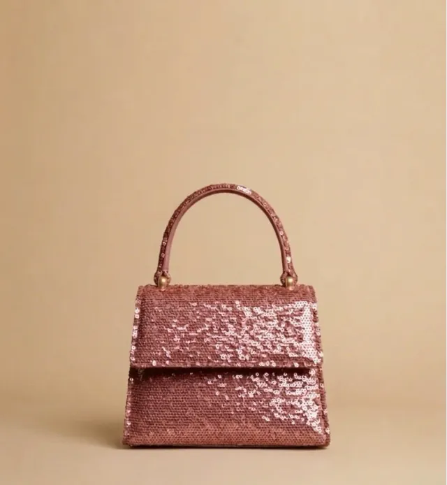 Figus Party Box Bag borsa paillettes con catena