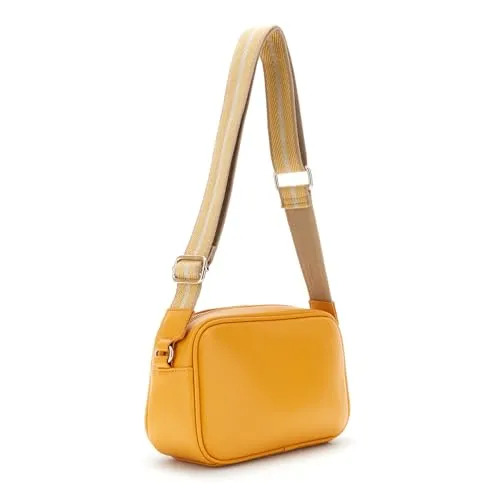 CafèNoir Camera Bag Arancio Lucchetto Catena Donna