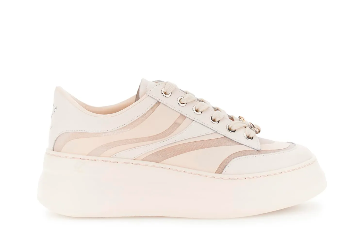 CafèNoir Sneakers Donna Pelle Retina 36 EU Cipria
