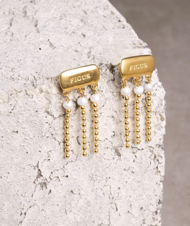 Figus Toilet Perla Gold orecchini oro perla