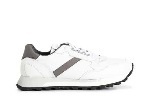 CafèNoir Sneakers Uomo Pelle Bianco Multi 40