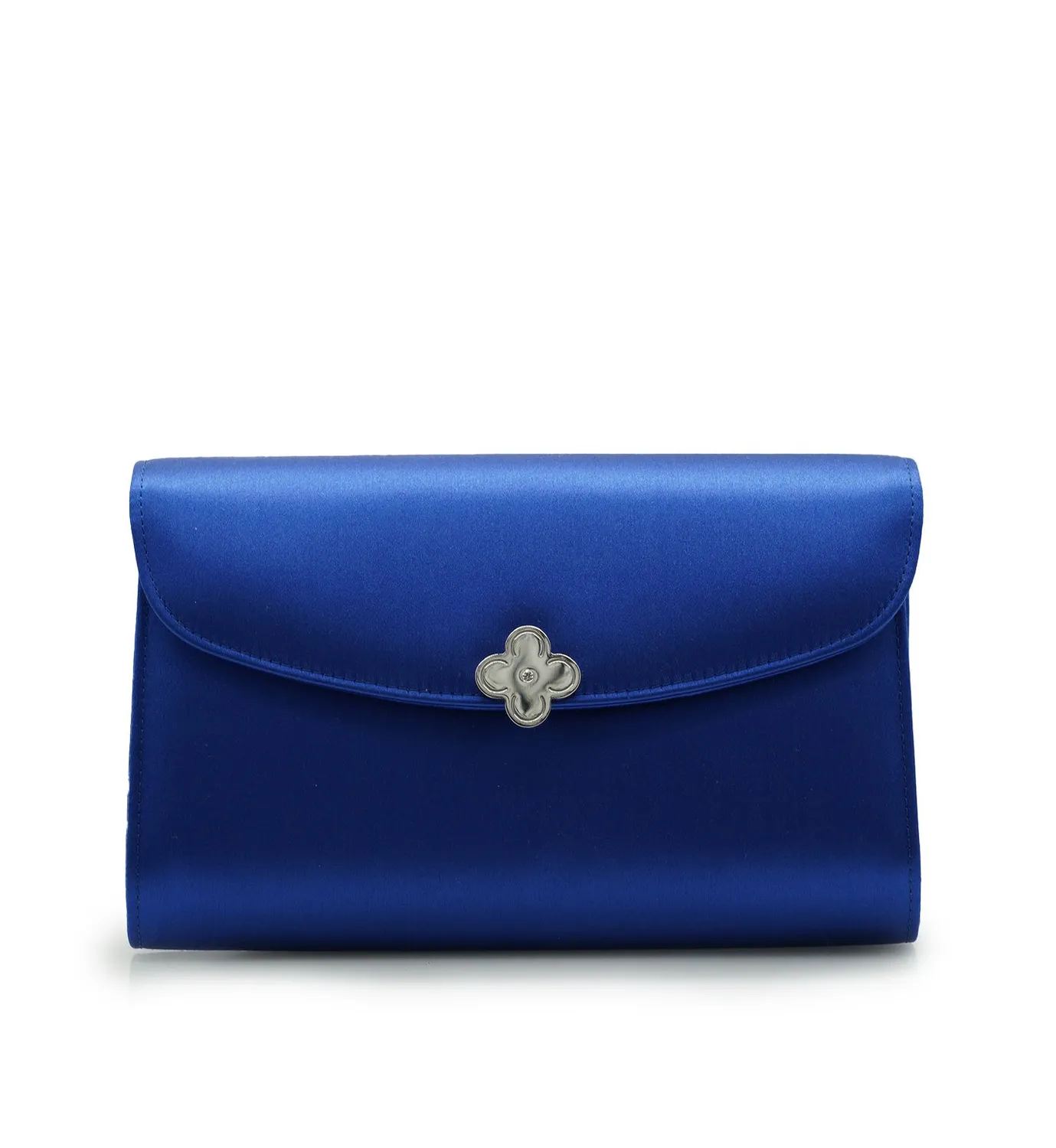 Cardinal Milano Lady Princess clutch seta blu royal tracolla