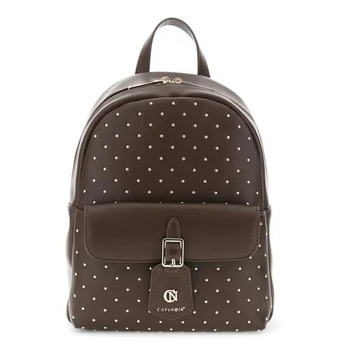 CafèNoir Zaino Similpelle Borchie Borsa T.Moro 30x24x13 cm